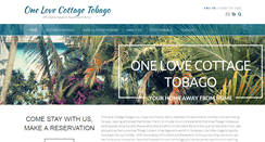 Desktop Screenshot of onelovecottagetobago.com